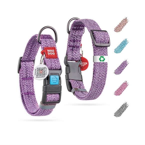 ID Tag Collar for Dogs 1 Pc - Picture 1 of 7